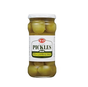 【業務用・食材】グリーントマトピクルス 360g