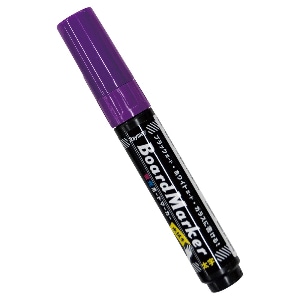 【業務用・資材】蛍光ボードマーカー太字タイプ パープル 1本