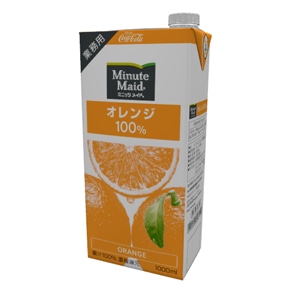 ミニッツメイド オレンジジュース100% パック 1L