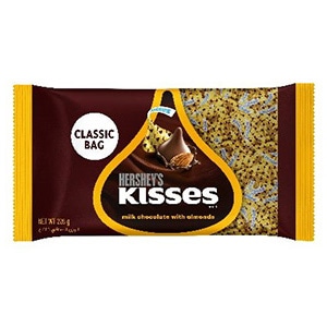 【業務用・食材】キスチョコレート ウィズアーモンド ミドルパック 226g