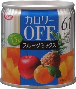 【業務用・食材】カロリーＯＦＦ　フルーツミックス　　Ｍ２号缶
