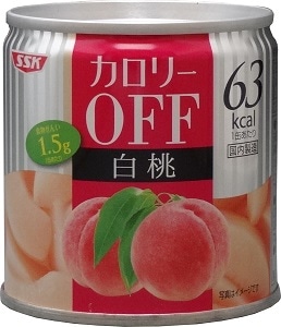 【業務用・食材】カロリーＯＦＦ　白桃　　Ｍ２号缶