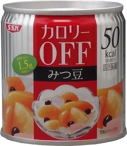 【業務用・食材】カロリーＯＦＦ　フルーツみつ豆　　Ｍ２号缶