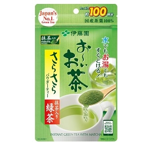 【業務用・食材】お〜いお茶　さらさらとける抹茶入り緑茶　８０ｇ
