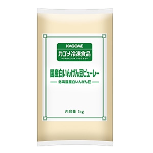 【業務用・食材】冷凍国産白いんげん豆ピューレ　１Ｋｇ