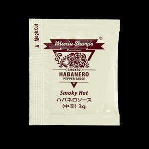 【業務用・食材】ハバネロソース　小袋スモーキー（中辛）　３ｇ×１００個