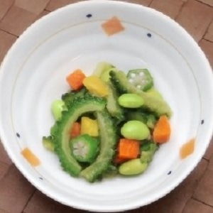 【業務用・食材】ゴーヤと夏野菜のおひたし　５００ｇ