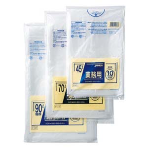 透明ゴミ袋（厚口タイプ／１袋１０枚入り）　７０Ｌ（１０枚）