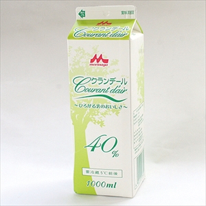 クランデール（乳脂肪分４０％クリーム）　１Ｌ