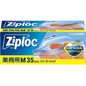 Ｚｉｐｌｏｃ　業務用フリーザーバッグ　Ｍ　３５枚