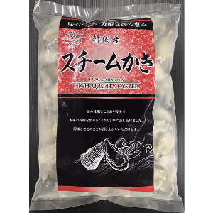 韓国産　スチームかき　１ｋｇ　（ＮＥＴ８５０ｇ）